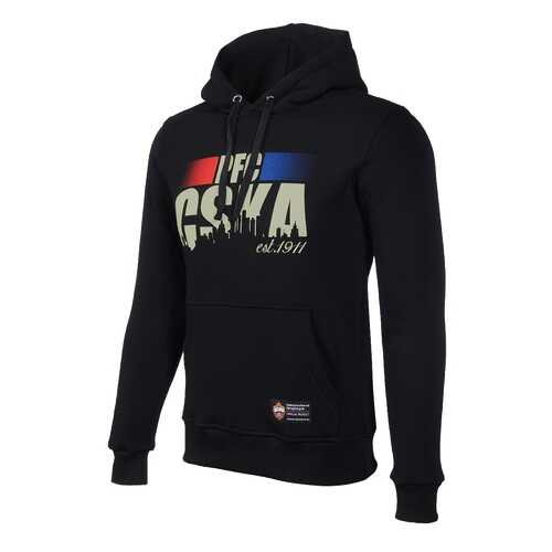 Толстовка ПФК ЦСКА PFC CSKA est 1911 1732010, черная, M в Спортмастер