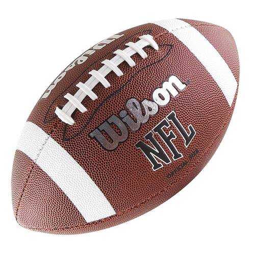 Мяч для американского футбола Wilson NFL Official Bin, коричневый в Спортмастер