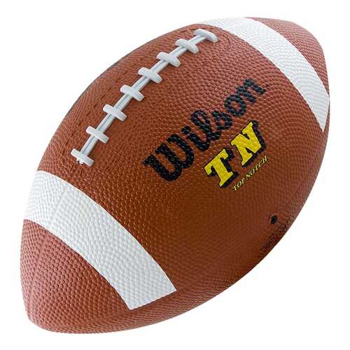 Мяч для американского футбола Wilson TN Official Ball, коричневый в Спортмастер