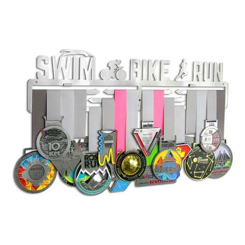 Держатель для медалей (Медальница) Swim bike run 3.0 в Спортмастер