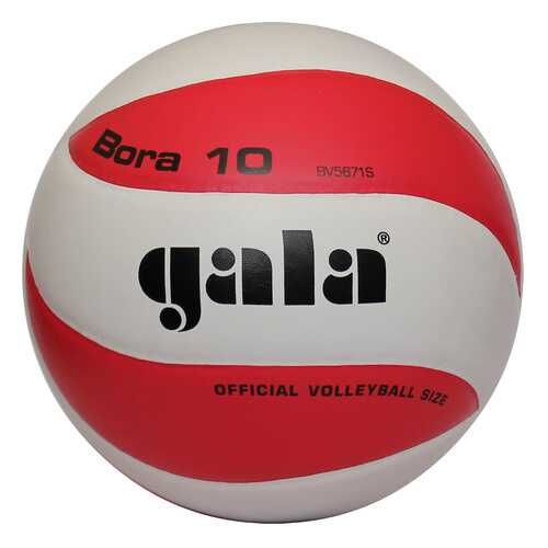 Волейбольный мяч Gala Bora 10 BV5671S №5 red/white в Спортмастер