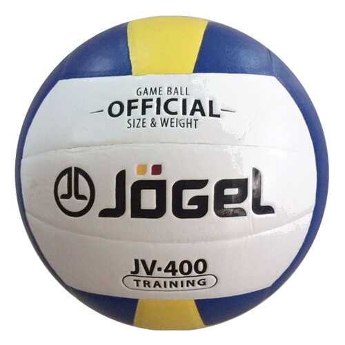 Волейбольный мяч Jogel JV-400 УТ-00009341 №5 blue/white/yellow в Спортмастер