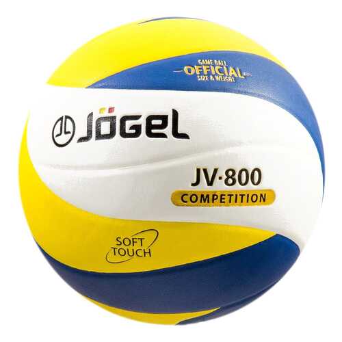 Волейбольный мяч Jogel JV-800 №5 blue/white/yellow в Спортмастер