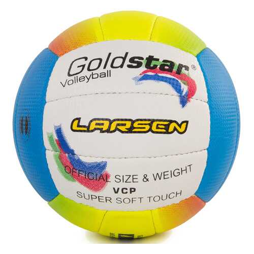 Волейбольный мяч Larsen Gold Star №5 multi-colored в Спортмастер