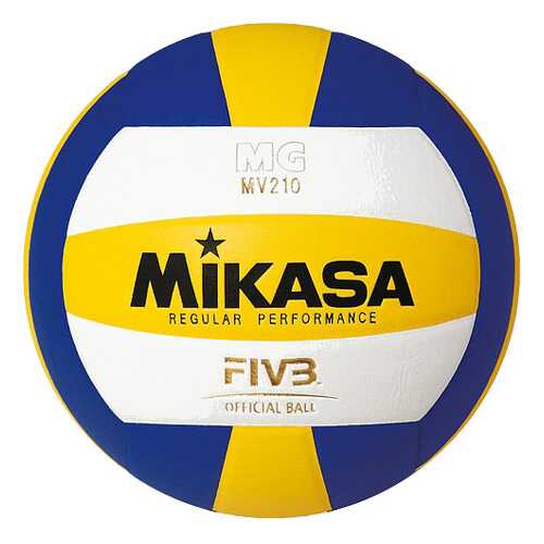 Волейбольный мяч Mikasa MV210 №5 blue/yellow/white в Спортмастер