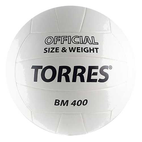 Волейбольный мяч Torres Torres Bm400 №5 white в Спортмастер