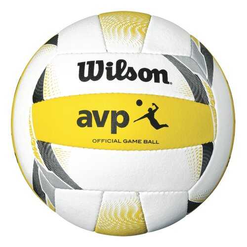 Волейбольный мяч Wilson AVP II Recreational №5 yellow/white в Спортмастер