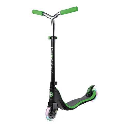 Самокат Globber Flow 125 Lights green в Спортмастер