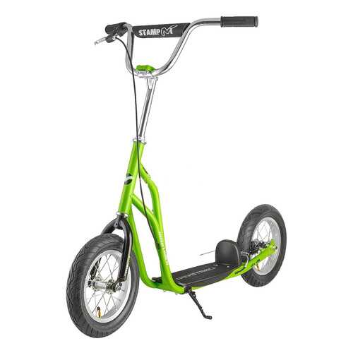 Самокат Novatrack Stamp №1 12STAMPN1.GN8 green в Спортмастер