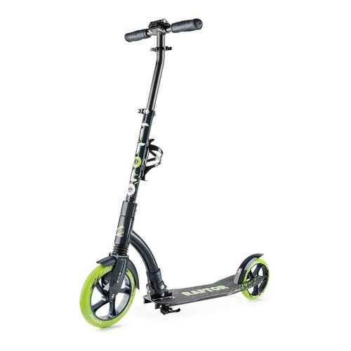 Самокат Trolo Raptor 230+180 черно-зеленый в Спортмастер