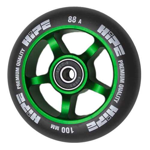 Колесо HIPE 5-Spoke 100mm зеленый/черный в Спортмастер