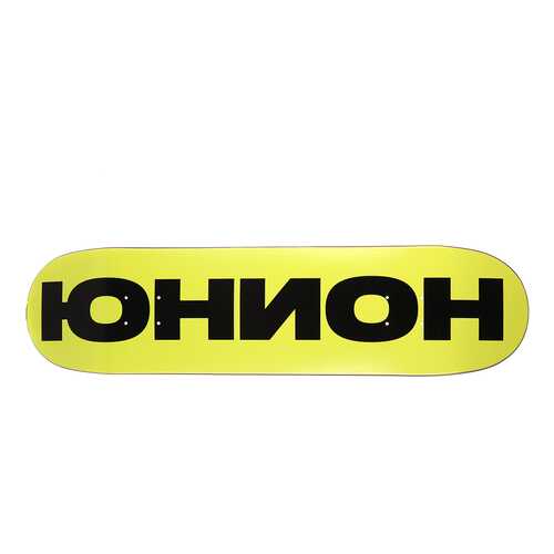 Дека для скейтборда Юнион Team lime/black 32??X8,125?? (81.28 X 20.64 см) medium в Спортмастер