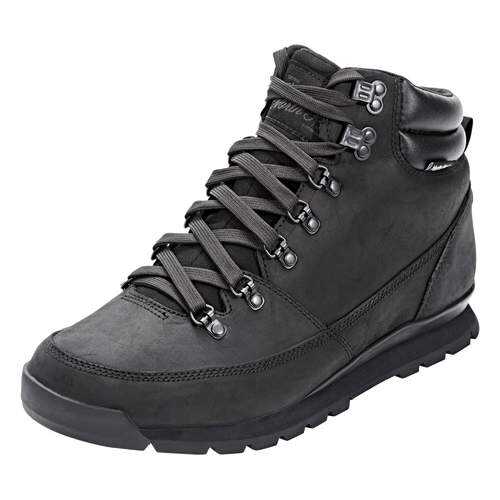 Ботинки The North Face Back-To-Berkeley Redux Leather, tnf black/tnf black, 8.5 US в Спортмастер