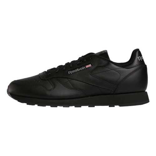Кроссовки Reebok Classic Leather, черный, 11 US в Спортмастер