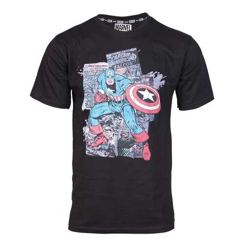 Футболка Good Loot Marvel MC Capt. Amer. Comics, черный, L INT в Спортмастер