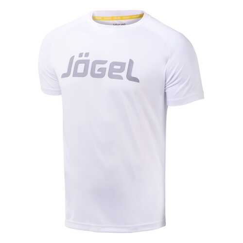 Футболка Jogel JTT-1041-018, белый/серый, S INT в Спортмастер
