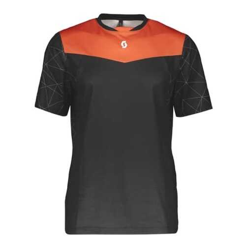 Футболка Scott Trail Progressive, black/exotic orange, L INT в Спортмастер