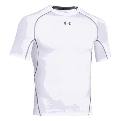 Футболка Under Armour HeatGear Armour Compression SS, 100 белая, XL в Спортмастер
