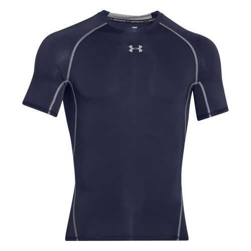 Футболка Under Armour HeatGear Armour Compression SS, 410 синяя, MD в Спортмастер