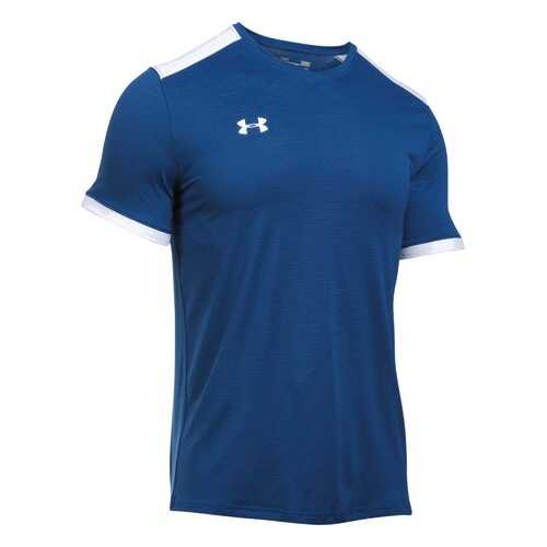 Футболка Under Armour Threadborne Match Jersey, 400 синяя, LG в Спортмастер