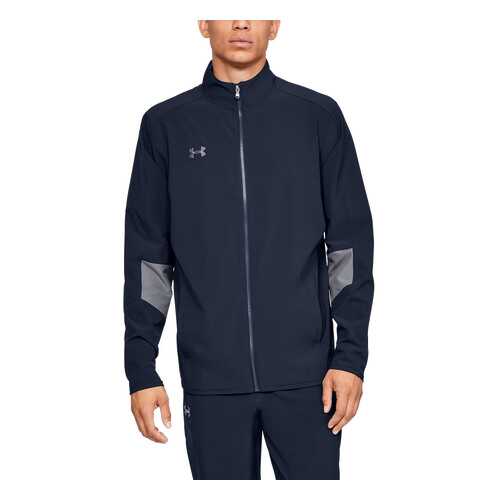 Куртка Under Armour Charger Warm Up Woven Full Zip, 410 синяя, XLT в Спортмастер