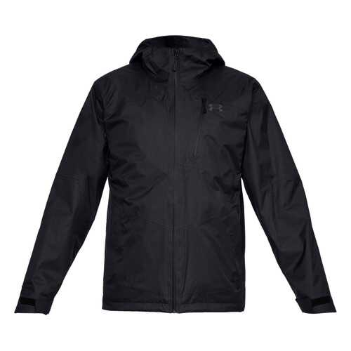 Куртка Under Armour Prime 3 in 1 Wind 10K Full Zip Hooded, 001 черная, SM в Спортмастер