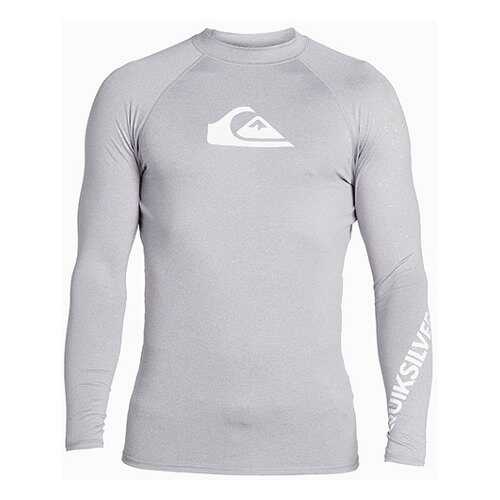 Лонгслив Quicksilver All Time UPF 50, sleet heather, M INT в Спортмастер