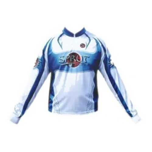 Лонгслив Sprut Ghost of Water, white/blue, XXL INT в Спортмастер