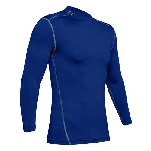 Лонгслив Under Armour ColdGear Armour Compression Mock LS, 400 синий, MD в Спортмастер