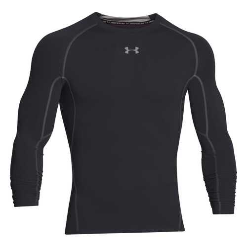 Лонгслив Under Armour HeatGear Armour Compression LS, 001 черный, XXL в Спортмастер