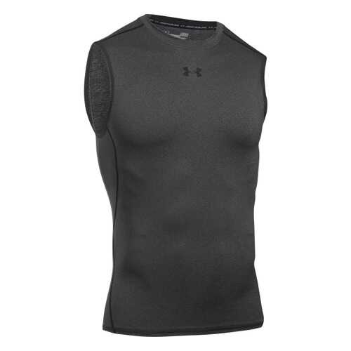 Майка Under Armour HeatGear Armour Compression SL, 090 серая, SM в Спортмастер