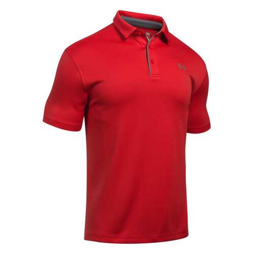 Поло Under Armour Tech, 600 красное, XL в Спортмастер