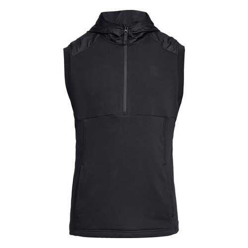 Спортивный жилет Under Armour Microthread Terry Half Zip Hooded SL, 001 черный, MD в Спортмастер