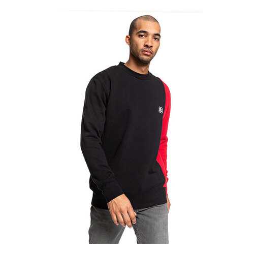 Толстовка DC Wepma Crew EDYFT03463, black/racing red, XL INT в Спортмастер