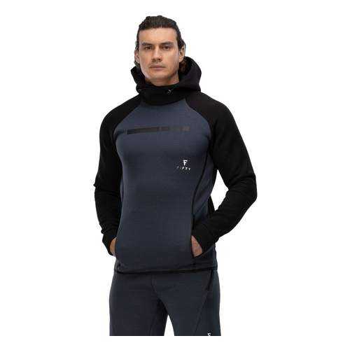 Толстовка Fifty Splendor, black/dark grey, S INT в Спортмастер