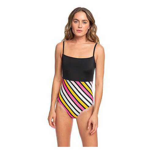 Купальник Roxy Pop Surf, anthracite pop surf two, L в Спортмастер