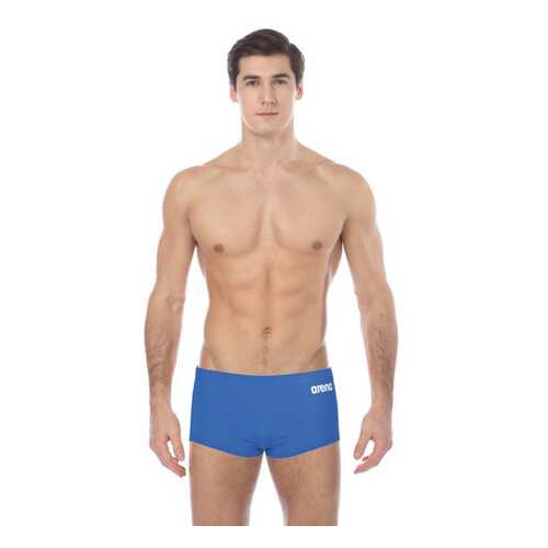 Шорты для плавания Arena Solid Squared Short, royal/white, 90 FR в Спортмастер