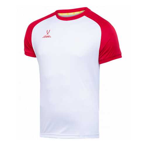 Jogel Футболка футбольная CAMP Reglan JFT-1021-012, белый/красный - L в Спортмастер