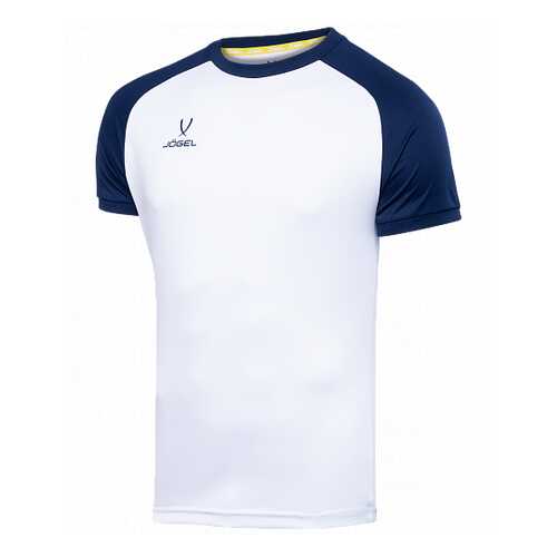 Jogel Футболка футбольная CAMP Reglan JFT-1021-019, белый/темно-синий - S в Спортмастер