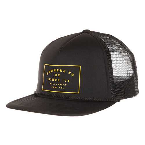 Бейсболка Billabong Upgrade Trucker, One Size, black/gold в Спортмастер