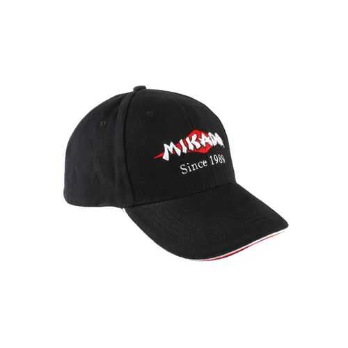 Бейсболка Mikado UM-UB018, черная, One Size в Спортмастер