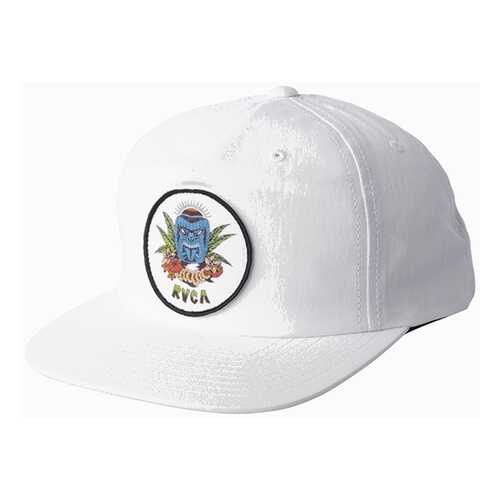 Бейсболка Rvca Tiki Snapback, One Size, white в Спортмастер
