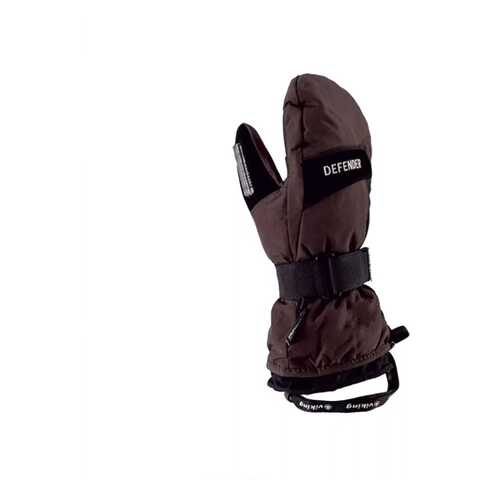 Лыжные перчатки Viking Defender Mitten Brown-black, 7 в Спортмастер