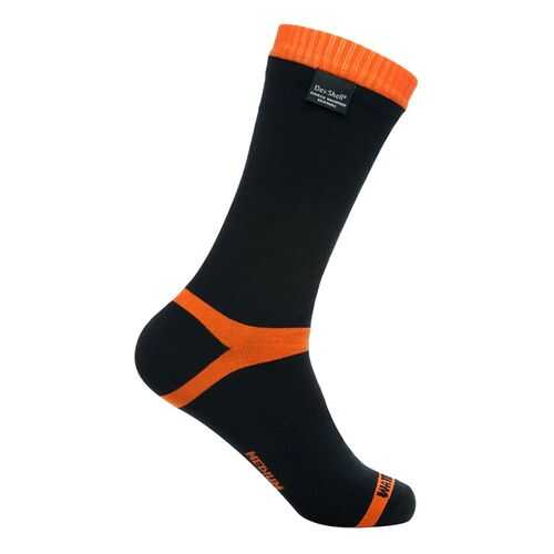 Носки DexShell Waterproof Hytherm PRO 2018 черно-оранжевые, размер 47-49 в Спортмастер