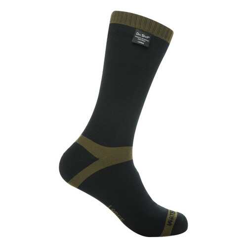 Носки DexShell Waterproof Trekking Olive 2017 черные/зеленые, размер 47-49 в Спортмастер