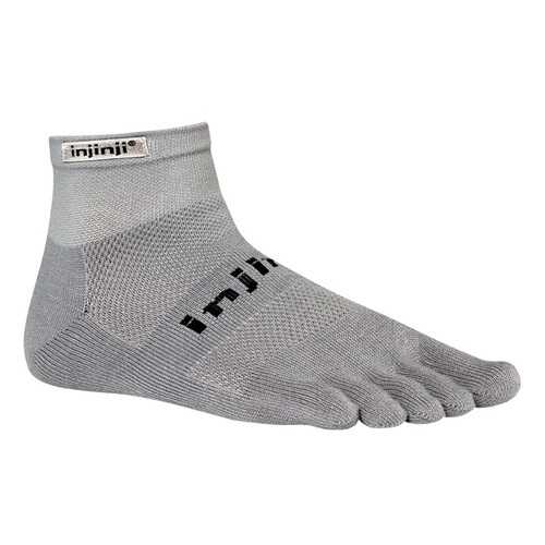 Носки InJinJi Run Original Mini-Crew, серые, 41-43 EU в Спортмастер