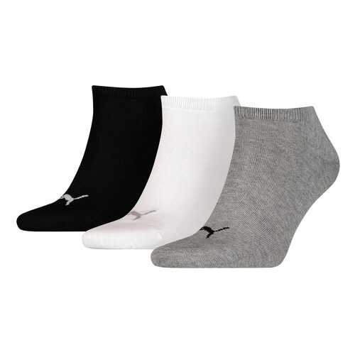 Носки Puma PUMA UNISEX SNEAKER PLAIN 3P, multicolor, 39-42 EU в Спортмастер