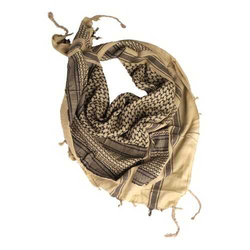 Шарф Mil-Tec Shemagh, tan/black, One Size в Спортмастер