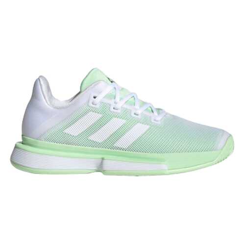 Кроссовки Adidas G26790, ftwr white/ftwr white/glow green, 8.5 UK в Спортмастер