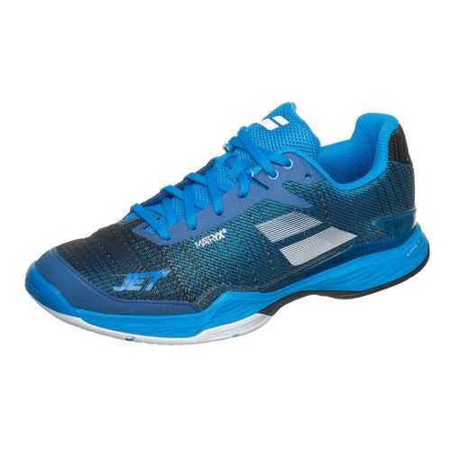 Кроссовки Babolat Jet Mach II All Court W, black/blue, 39 EU в Спортмастер